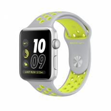 Apple Watch Series 2 42mm with Nike Sport Band silver/flat silver/volt