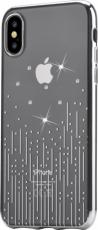 Devia Crystal Meteor soft case для iPhone X silver