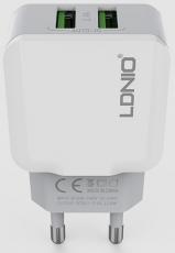 LDNIO A2202 Dual USB home/travel charger 2.4A white