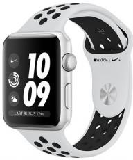 Apple Watch Series 3 42mm Aluminum Case with Nike Sport Band silver/pure platinum/black