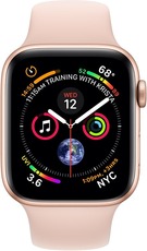 Apple Watch Series 4 GPS 44mm Aluminum Case with Sport Band gold/pink sand