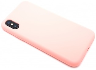Devia Nature silicone case для iPhone X/XS pink