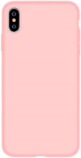 Devia Nature Silicone Case для iPhone XS Max pink