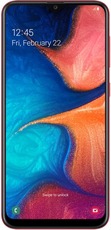Samsung Galaxy A20 red