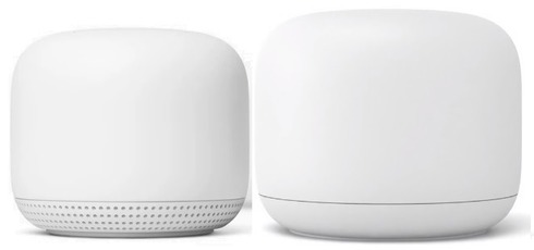 Google Nest Wi-Fi Router 2200 + колонка с точкой доступа Google Nest WiFi Mesh Router (GA00822) white