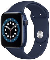 Apple Watch Series 6 GPS 44mm Aluminum Case with Sport Band blue/deep navy