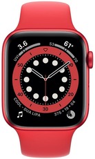 Apple Watch Series 6 GPS 44mm Aluminum Case with Sport Band red