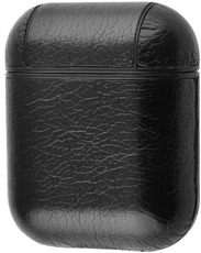 Dismac Leather Case for Airpods 1/2 black