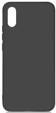 DF Силиконовый чехол с микрофиброй для Xiaomi Redmi 9T black
