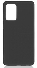 DF Силиконовый чехол с микрофиброй для Samsung Galaxy A32 black
