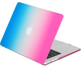 DF Чехол-накладка Soft Touch для Macbook Pro 15 Touch bar A1707/A1990 blue-red