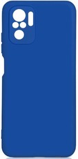 DF силиконовый чехол с микрофиброй Xiaomi Redmi note 10 pro blue