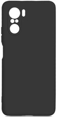 DF силиконовый чехол с микрофиброй для Xiaomi Poco F3 black