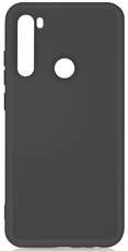 DF силиконовый чехол с микрофиброй для Xiaomi Redmi Note 8/Note 8 (2021) black