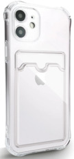 Силиконовый чехол с карманом для Apple iPhone 12