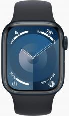 Apple Watch Series 9 41mm Aluminium Case with Sport Band midnight (размер S/M)