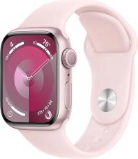 Apple Watch Series 9 41mm Aluminium Case with Sport Band pink (размер M/L)