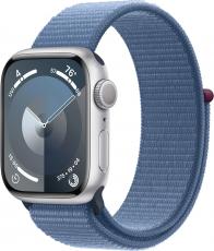 Apple Watch Series 9 45mm Aluminum Case with Sport Loop winter blue