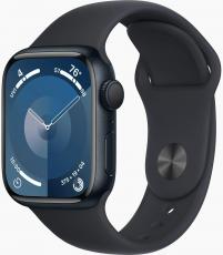 Apple Watch Series 9 45mm Aluminium Case with Sport Band midnight (размер M/L)