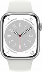 Apple Watch Series 8 45 мм Aluminium Case silver/white (размер M/L)
