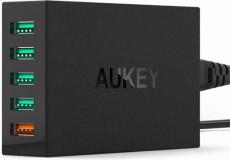 Aukey PA-T15 5-Port 54W (quick Charge 3.0 + 4 AiPower Ports) black