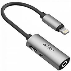 Wiwu Lightning Audio Adapter LT01 grey