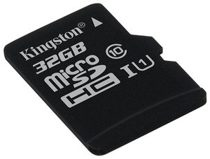 Kingston Micro SD 32GB Class 10 Canvas (80 Mb/s)