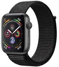 Apple Watch Series 4 GPS 40mm Aluminum Case with Sport Loop space gray/black
