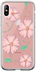 Devia Blossom Crystal Series для iPhone X/XS pink