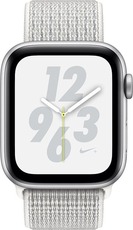 Apple Watch Series 4 GPS 40mm Aluminum Case with Nike Sport Loop white купить по цене 28400 рублей в СПб – интернет-магазин Центр Связи Apple Watch Series 4 GPS 40mm Aluminum Case with Nike Sport Loop white