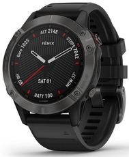 Купить Garmin Fenix 6 Sapphire carbon grey: цена 59500 ₽ в СПб – интернет-магазин Центр Связи Garmin Fenix 6 Sapphire carbon grey