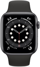 Apple Watch Series 6 GPS 40mm Aluminum Case with Sport Band space gray/black