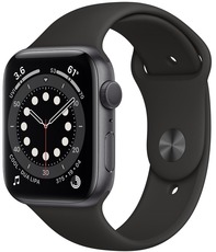 Apple Watch Series 6 GPS 40mm Aluminum Case with Sport Band space gray/black