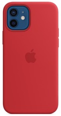Apple чехол-накладка Apple MagSafe силиконовый для iPhone 12/iPhone 12 Pro red