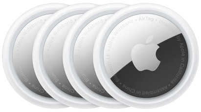 Apple AirTag (4 pack) silver/white