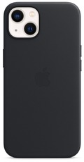 Apple Чехол-накладка Apple MagSafe кожаный для iPhone 13 midnight