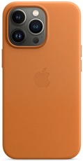 Apple Чехол-накладка Apple MagSafe кожаный для iPhone 13 Pro golden brown