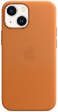 Apple Чехол-накладка Apple MagSafe кожаный для iPhone 13 golden brown