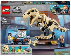LEGO Jurassic World Скелет тираннозавра на выставке 76940