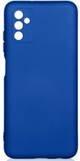 DF чехол с микрофиброй для Samsung Galaxy M52 blue