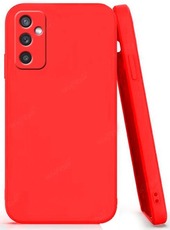 DF чехол с микрофиброй для Samsung Galaxy M52 red
