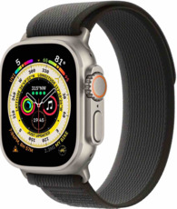 Apple Watch Ultra 49mm Titanium Case with Trail Loop (S/M) black/grey купить по цене 76500 рублей в СПб – интернет-магазин Центр Связи Apple Watch Ultra 49mm Titanium Case with Trail Loop (S/M) black/grey