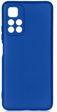 DF силиконовый чехол с микрофиброй Xiaomi Poco M4 Pro blue