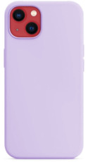 BoraSCO силиконовый чехол с микрофиброй для iPhone 14 lavender