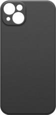 BoraSCO силиконовый чехол с микрофиброй для iPhone 14 Plus black