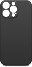 BoraSCO силиконовый чехол с микрофиброй для iPhone 14 Pro Max black