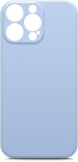 BoraSCO силиконовый чехол с микрофиброй для iPhone 14 Pro blue