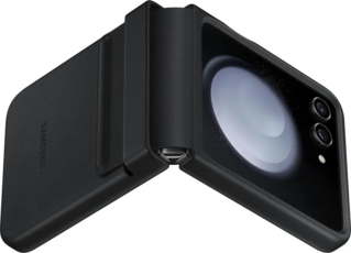 Samsung чехол для Galaxy Z Flip5 Flap Eco-Leather Case, чёрный (EF-VF731PBEGRU)