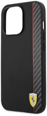 CG Mobile Карбоновый чехол для iPhone 14 Pro Max с логотипом Ferrari