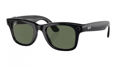 Ray-Ban Wayfarer RW 4006 shiny black/green